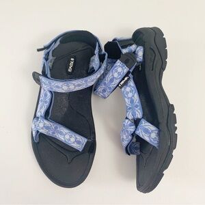 ▪️Teva Women's Hurricane Verge Sport Blue Floral Sandals ~ 8